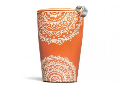 Tea Forté Kati Mug Chakra- Ceramic with removable infuser