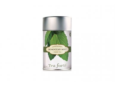 Tea Forté - Moroccan Mint - Thé vert en vrac de feuilles entières - Boite Fraîcheur 120 g