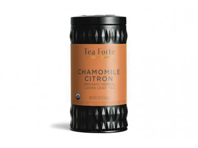 Tea Forté - Chamomile Citron - Infusion Bio Camomille Premium en vrac - Boite Fraîcheur 50 g