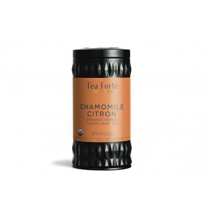 Tea Forté - Chamomile Citron - Infusion Bio Camomille Premium en vrac - Boite Fraîcheur 50 g