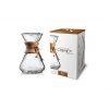 Chemex Cafetière Verre 10 tasses - Poignée Bois - 1,25 L