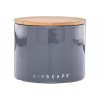 AirScape Boite Conservatrice Café en Céramique émaillée Gris - Breveté mise sous vide Air -Volume 900 ml - Contenance 250 g