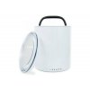 AirScape Kilo Boite Conservatrice Café en Inox Blanc Mat - Breveté mise sous vide Air -Volume 3,8 L - Contenance 1 Kg