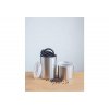 AirScape Boite Conservatrice Café en Inox Laqué Noir - Breveté mise sous vide Air -Volume 1,9 L - Contenance 500 g