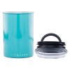 AirScape Boite Conservatrice Café en Inox Laqué Turquoise - Breveté mise sous vide Air -Volume 1,9 L - Contenance 500 g