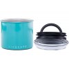 AirScape Boite Conservatrice Café en Inox Laqué Turquoise - Breveté mise sous vide Air -Volume 900 ml - Contenance 250 g