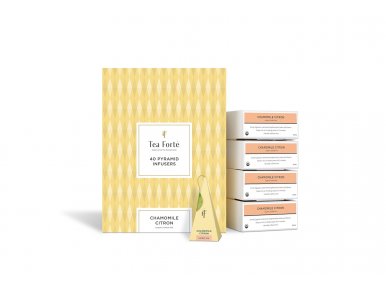 Coffret infusion Tea Forte 40 pyramides Camomille Citron