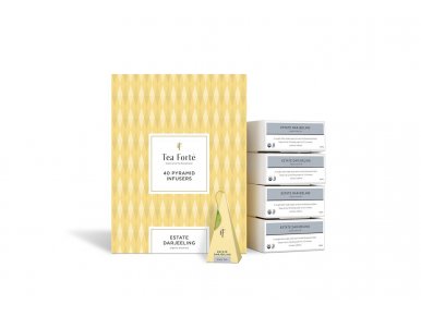 Coffret thé noir bio DarjeelingTea Forte 40 pyramides